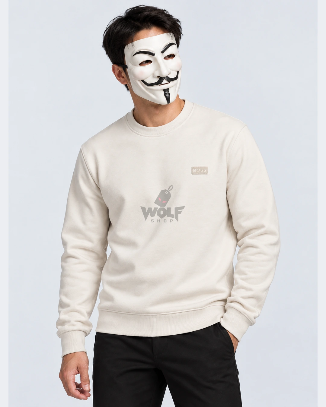 Ivory logo crewneck in Off-white